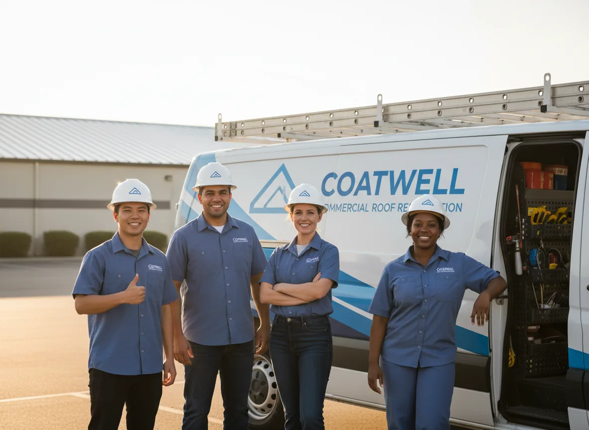 Commercial roof coating company in Ellington, CT
